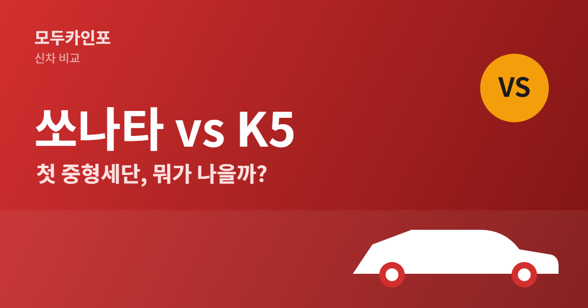 쏘나타 디 엣지 vs K5, 첫 중형세단 뭐가 나을까 (2026)